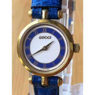 グッチ(Gucci)の GUCCI グッチ シェリーライン【動作状況:良好】レディース時計 (腕時計)