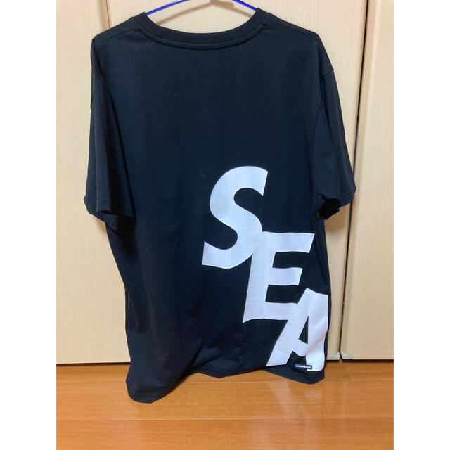 fcrb wind and sea Tシャツ 黒 L 国内正規品Tシャツ/カットソー(半袖/袖なし)
