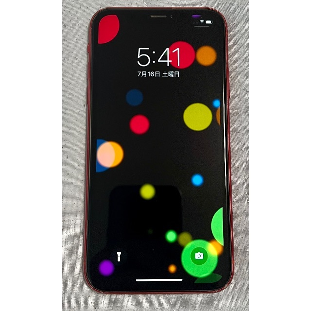 Apple iPhone XR 64GB SIMフリー　au  レッド❗️