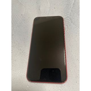 アップル(Apple)のApple iPhone XR 64GB SIMフリー　au  レッド❗️(スマートフォン本体)