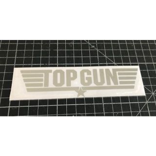 3-大人気映画TOP GUN-トップガン　カッティングステッカー　トム・クルーズ(その他)