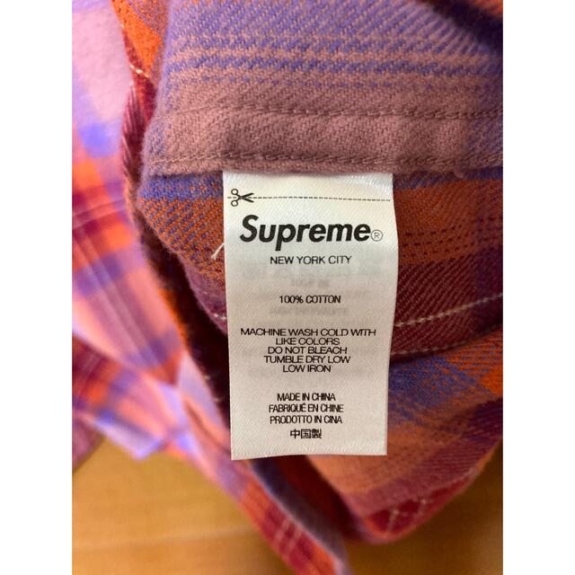 Supreme(シュプリーム)のsupreme brushed plaid flannel shirt M メンズのトップス(シャツ)の商品写真