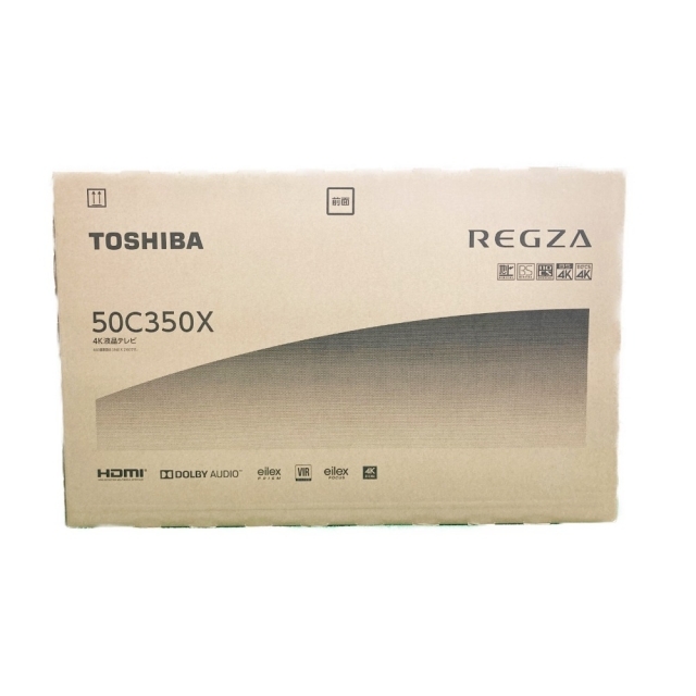 保証書付き新品未使用 東芝 REGZA 50C350X 4K対応 映像機器