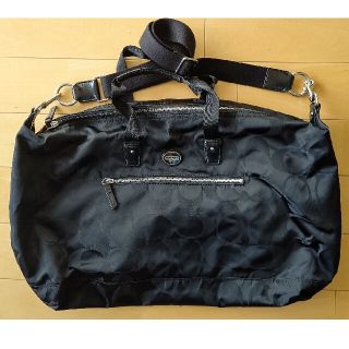 コーチ(COACH)のCOACH　コーチ　ボストンバッグ　2way ブラック(ボストンバッグ)