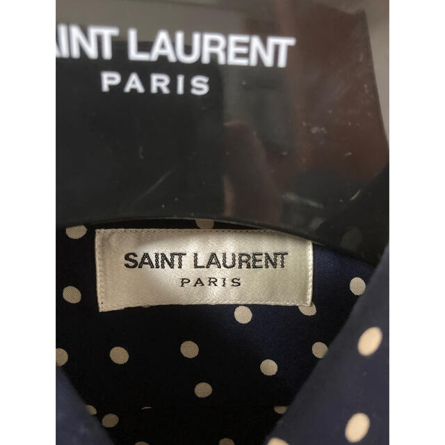 Saint Laurent(サンローラン)のサンローラン　レーヨン　ドット　シャツ　美品 メンズのトップス(シャツ)の商品写真