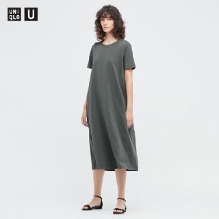 ユニクロ(UNIQLO)のエアリズムコットンロングフレアワンピース(ロングワンピース/マキシワンピース)