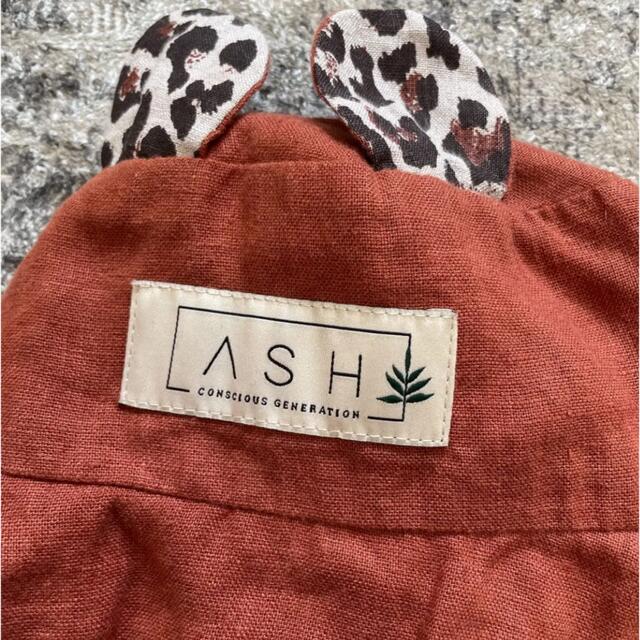 ASH generation / linen bear hat キッズ/ベビー/マタニティのこども用ファッション小物(帽子)の商品写真