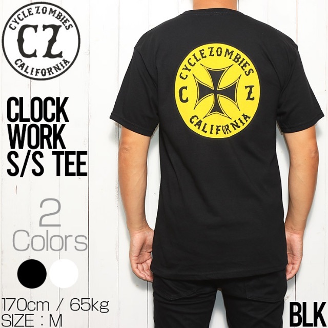 Cycle Zombies サイクルゾンビーズ CLOCK WORK S/S T