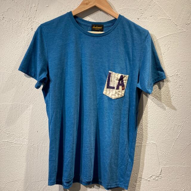 Jackman   ポケットTee  ブルー