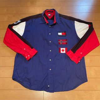 トミーヒルフィガー(TOMMY HILFIGER)のTommy Hilfiger デザインシャツ(シャツ)