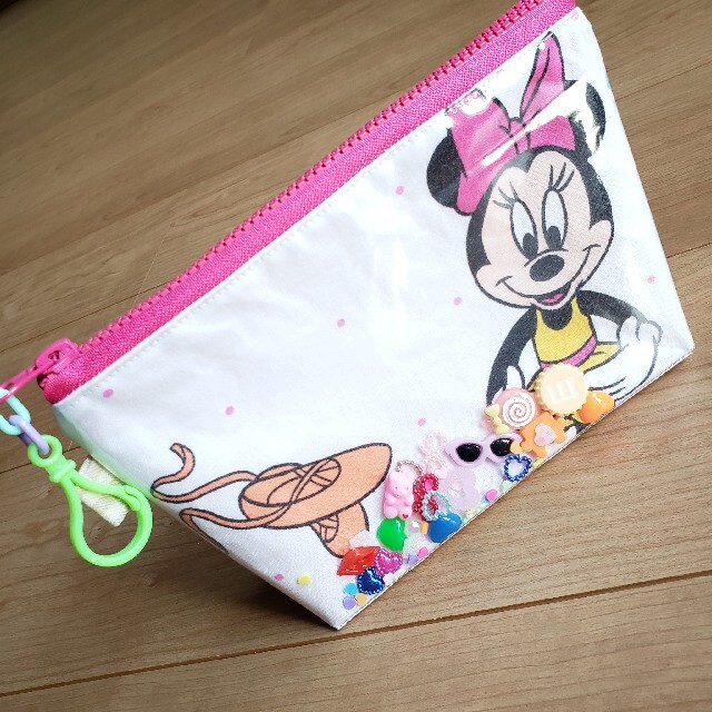 Disney(ディズニー)の専用🌠ハンドメイドバレリーナミニーシャカシャカポーチ小物ポーチコスメポーチ ハンドメイドのファッション小物(ポーチ)の商品写真