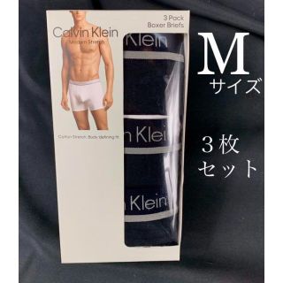 カルバンクライン(Calvin Klein)のカルバンクライン ボクサーパンツ M 3枚セット ブラック 黒(ボクサーパンツ)