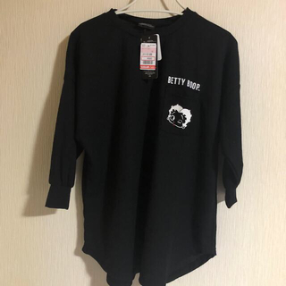 BETTY BOOP 7分丈トップス(Tシャツ(長袖/七分))