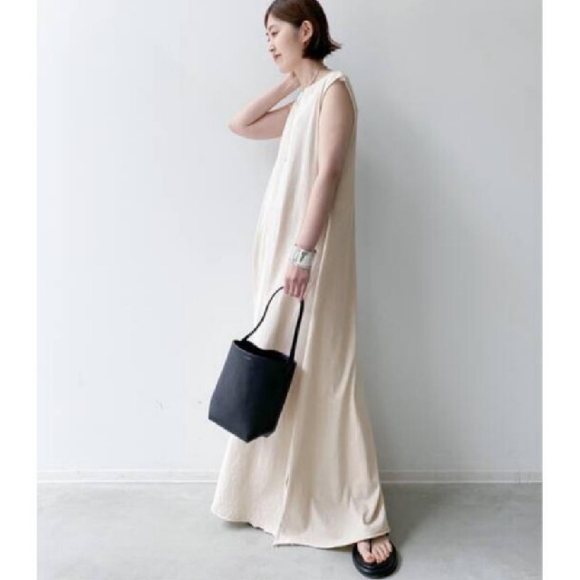 DEUXIEME CLASSE(ドゥーズィエムクラス)のGOOD GRIEF！NOSLEEVE LONG DRESS レディースのワンピース(ロングワンピース/マキシワンピース)の商品写真