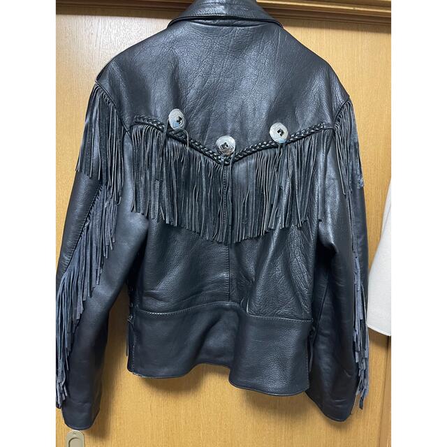 レザージャケット vintage フリンジ カウボーイ レザージャケット vintage フリンジ カウボーイ