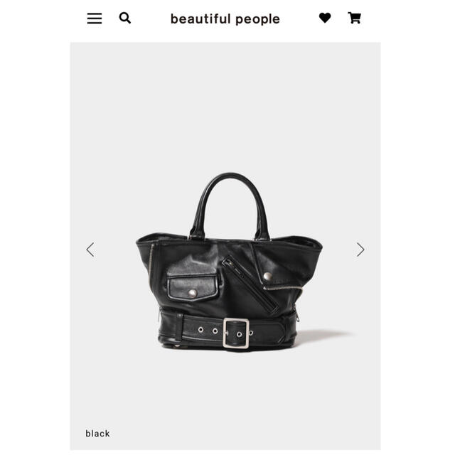 【最終値下】⭐︎beautiful people⭐︎ライダースキッズトートバッグバッグ