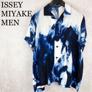 Issey miyake men 17ss 染め　オープンカラーシャツ