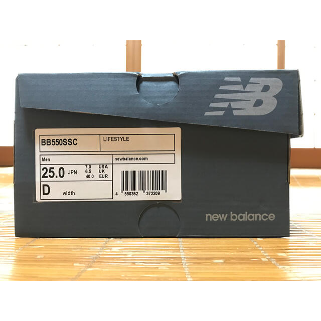 New Balance(ニューバランス)のNEW BALANCE BB 550 SSC SEA SALT 25cm メンズの靴/シューズ(スニーカー)の商品写真