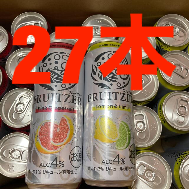 ★フルーツァー　27本★ 食品/飲料/酒の酒(その他)の商品写真