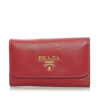 プラダ(PRADA)のプラダ サフィアーノ キーケース レザー レディース PRADA 【400-64845】(キーケース)