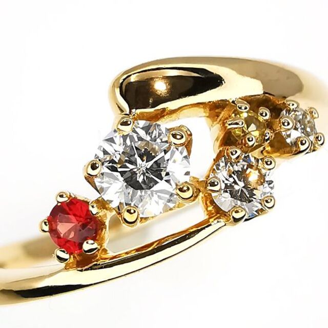 フェスタリア Wish upon a star ダイヤ リング 0.155ct | www.jarussi