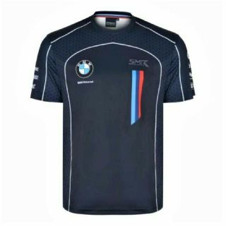 ビーエムダブリュー(BMW)の【BMW motorrad】 WSBKオフィシャル ドライ Tシャツ 紺色【M】(その他)