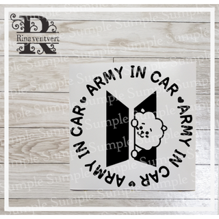 車用ステッカー★BTSステッカー★(ARMY/BABY/KIDS) in car(その他)