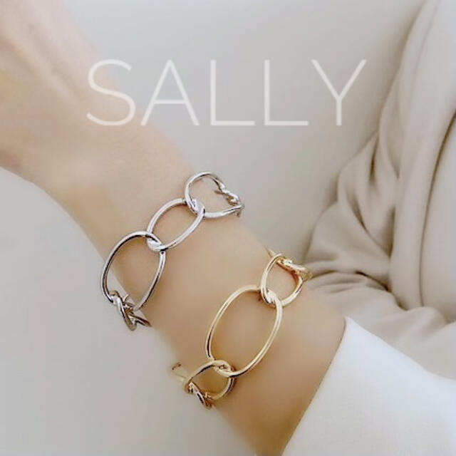 TODAYFUL(トゥデイフル)のsale【シルバー】ワイド　チェーン　バングル レディースのアクセサリー(ブレスレット/バングル)の商品写真