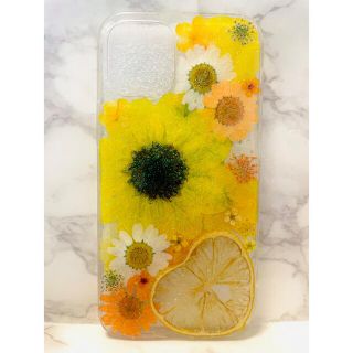 全機種対応 iPhoneケース 押し花ケース 押し花 ケース 花 Android(スマホケース)