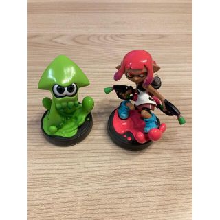 amiibo スプラトゥーン2 イカ&ガールネオンピンク(ゲームキャラクター)