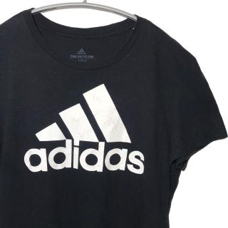 アディダス(adidas)の【希少】アディダス adidas Tシャツ デカロゴ カットソー ヴィンテージ(Tシャツ(半袖/袖なし))