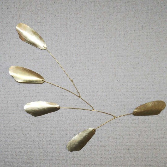 paddle L✥真鍮製 ハンドメイド モビール✥rp9