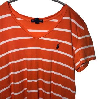 ラルフローレン(Ralph Lauren)の【希少】ラルフローレン Ralph Tシャツ カットソー S ボーダー オレンジ(Tシャツ(半袖/袖なし))