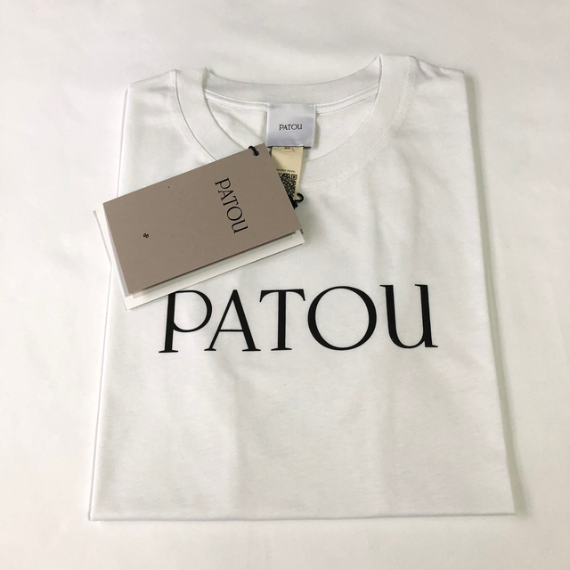 新品未着用 白XS PATOU オーガニックコットン パトゥロゴTシャツ - T ...