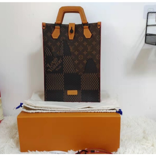 ヴィトン(LOUIS VUITTON) ダミエ トートバッグ(メンズ)(ブラック/黒色 ...