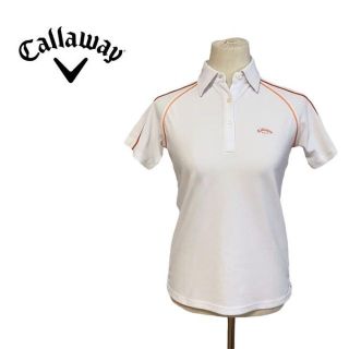 キャロウェイ(Callaway)のCallway キャロウェイ　ポロシャツ ゴルフ　白　ホワイト　半袖　M(その他)