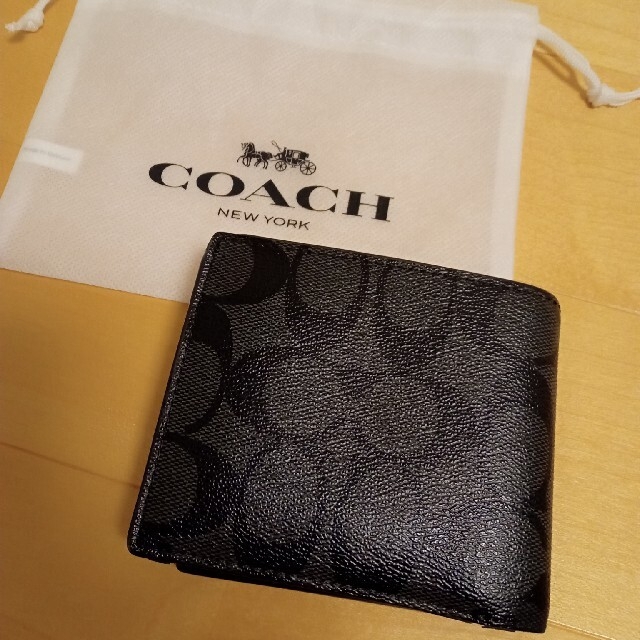 Coach コーチ メンズ 二つ折り財布の通販 By トッティ S Shop コーチならラクマ