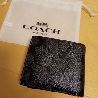 COACH - コーチ メンズ 二つ折り財布の通販 by トッティ's shop ...