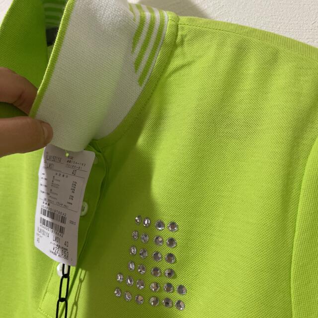 新品40 ランバン スポール LANVIN SPORT 半袖ニットポロシャツ