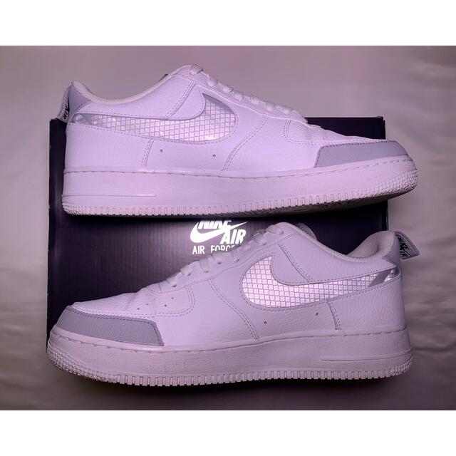 NIKE(ナイキ)のNIKE AIR FORCE 1 LOW WHITE/GRAY 28.0cm メンズの靴/シューズ(スニーカー)の商品写真