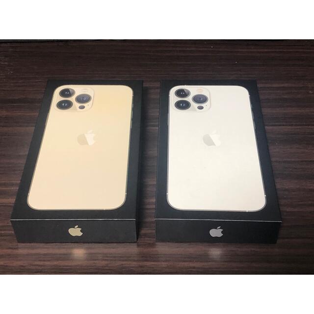 超安い - Apple iPhone13 SIMフリー シルバー&ゴールド 256GB Max Pro