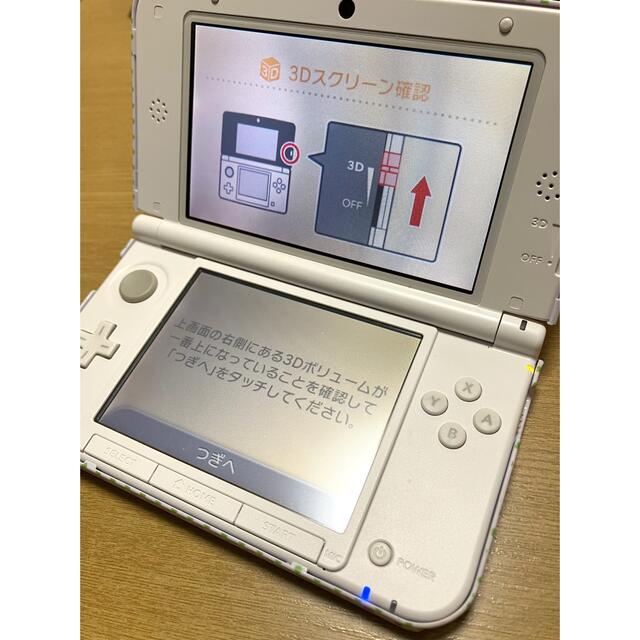 Nintendo 3DS LL ミントホワイト　ヨッシーカバー付き 2