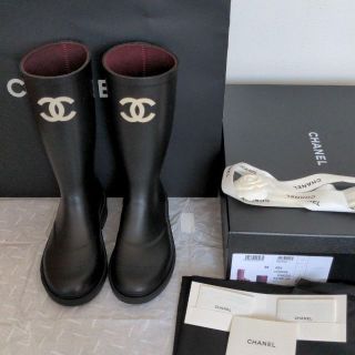 シャネル ロングブーツの通販 400点以上 | CHANELを買うならラクマ