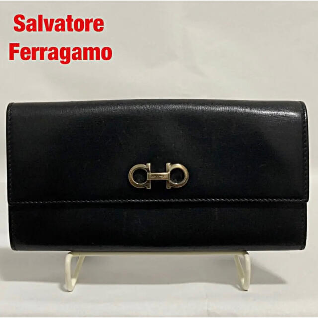 Salvatore Ferragamo　長財布　ガンチーニ　レザー　ユニセックス