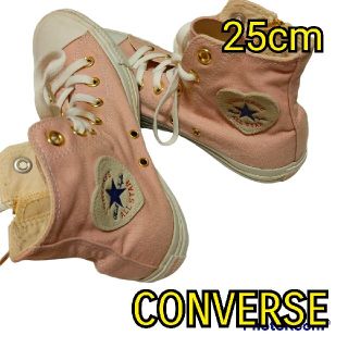 コンバース(CONVERSE)の【限定】コンバースハイカット ピンク25センチ(スニーカー)