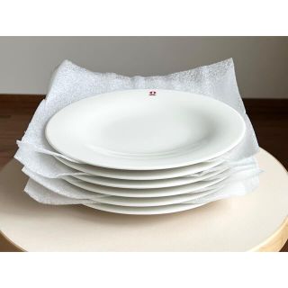 イッタラ(iittala)の未使用品 サルヤトン 22cm プレート ホワイト 6枚セット イッタラ(食器)