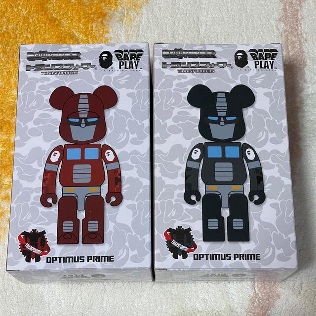 【断捨離】BE@RBRICK トランスフォーマー　RED BLACK 2体セット