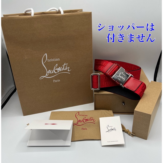 新品 Christian Louboutin クリスチャン ルブタン ベルト