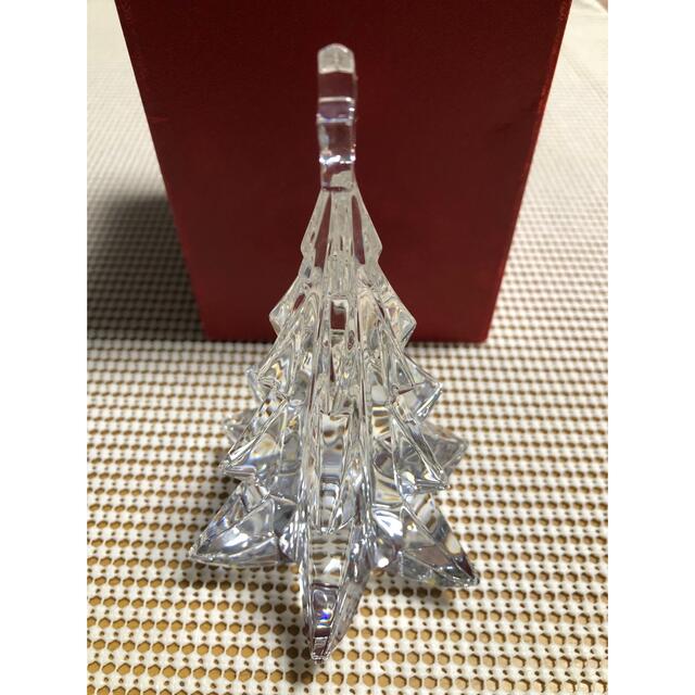 Baccarat(バカラ)のバカラ  Baccarat クリスマスツリー　クリスタル置物　クリア エンタメ/ホビーの美術品/アンティーク(ガラス)の商品写真