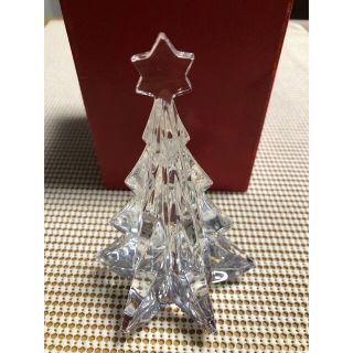 Baccarat - バカラ Baccarat クリスマスツリー クリスタル置物 クリア